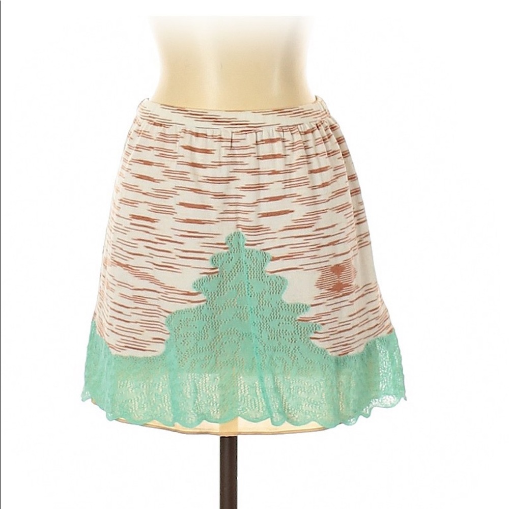NWT Missoni brown and teal mini skirt